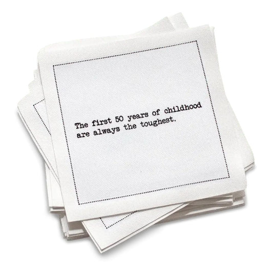 50th Birthday Quotes Napkins