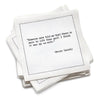 Golf Humor Quotes Napkins - White