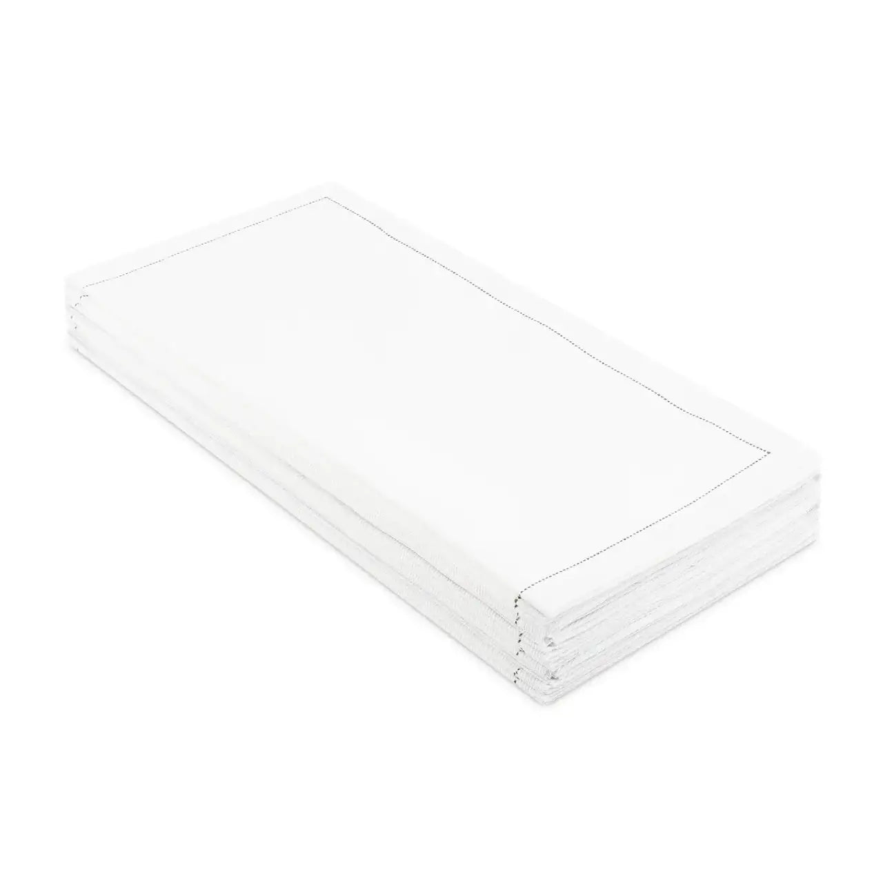White 1/2 Fold Cocktail Napkins - Case - Five Star Napkins