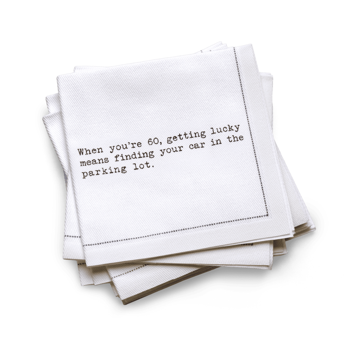1/4 Fold 60th Birthday Quotes Napkins