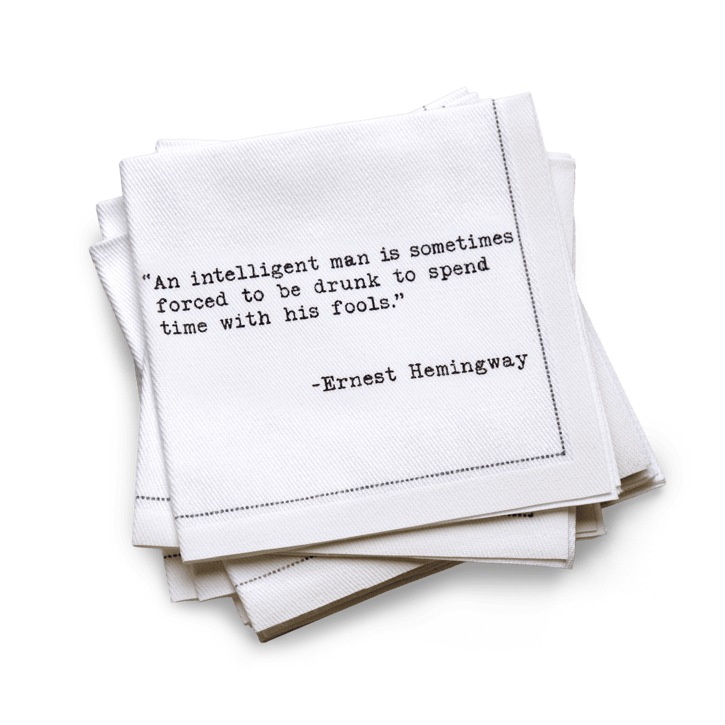 1/4 Fold Drinking Quotes Napkins | Second Edition