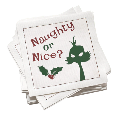 Naughty or Nice Cocktail Napkins
