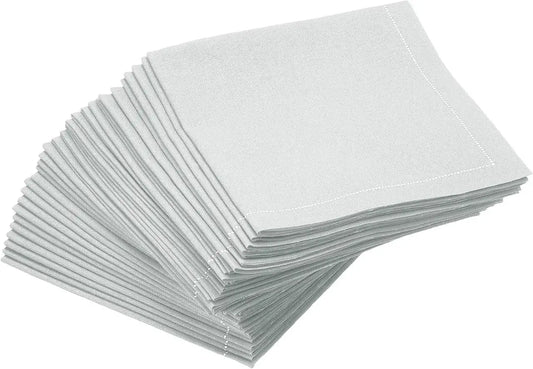 Pearl Grey 1/4 Fold Cocktail Napkins - Five Star Napkins