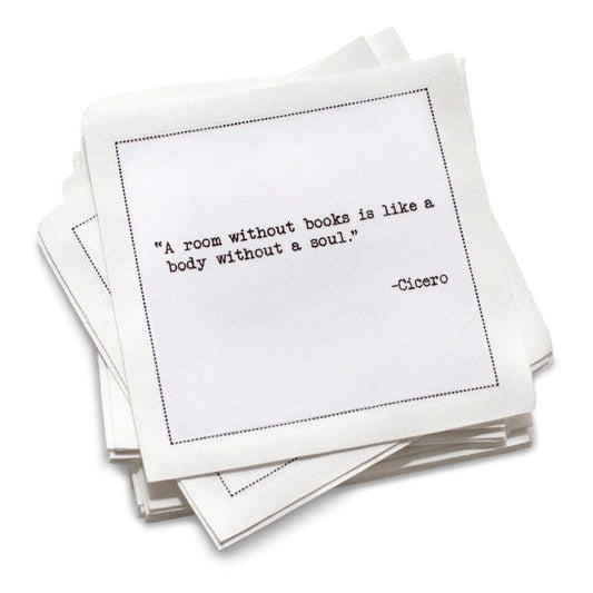 Book Club Quotes Napkins