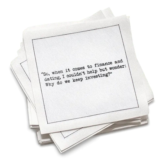 Carrie Bradshaw Quotes Napkins
