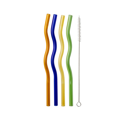 South Beach Glass Straws