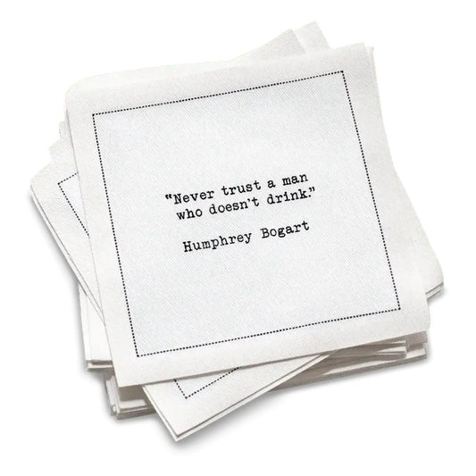 Drinking Quotes Napkins | First Edition