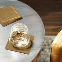 Cotton Cocktail Napkins - Khaki - Five Star Napkins