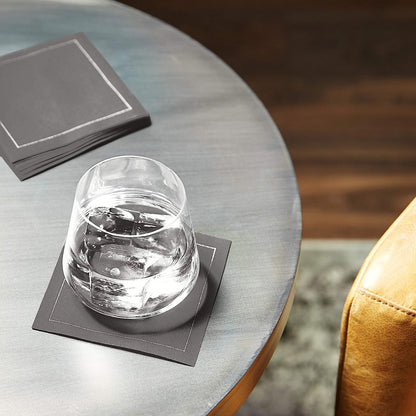 Cotton Cocktail Napkin - Anthracite Grey