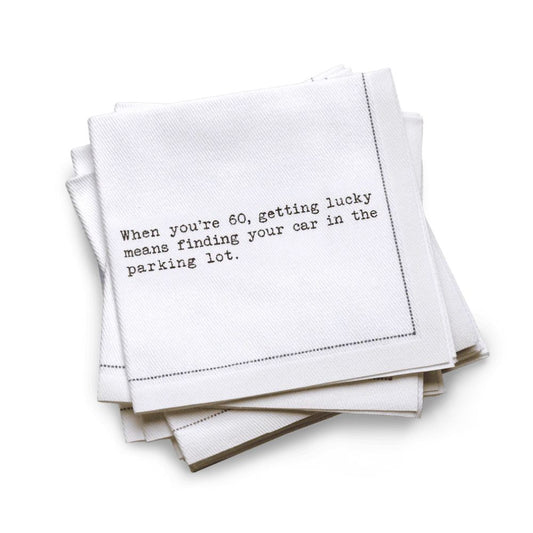 1/4 Fold 60th Birthday Quotes Napkins