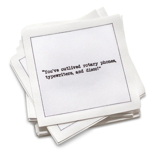 75th Birthday Quotes Napkins