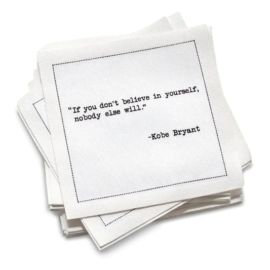 Basketball Legends Quotes Napkins
