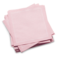 Cotton Cocktail Napkins - Blush - Five Star Napkins