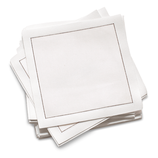 Cotton Cocktail Napkins - Ecru