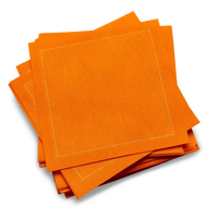 Cotton Cocktail Napkins - Persimmon - Five Star Napkins