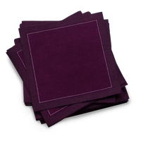 Cotton Cocktail Napkins - Pickled Beet - Five Star Napkins