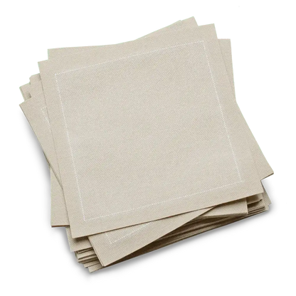 Cotton Cocktail Napkins - Sand