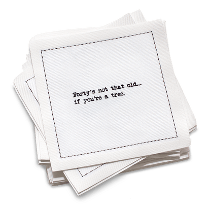 40th Birthday Quotes Napkins
