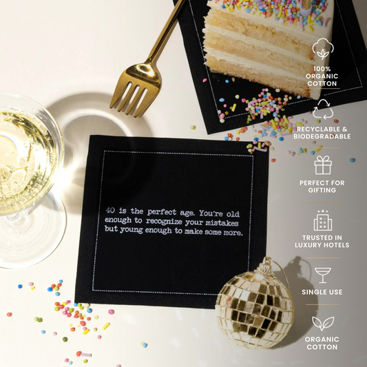 40th Birthday Quote Napkins
