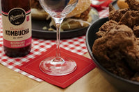 Cotton Cocktail Napkins - Red - Five Star Napkins