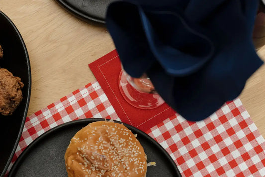 Midnight Blue Cotton Dinner Napkins - Five Star Napkins