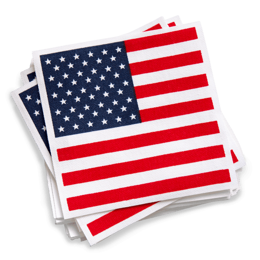 USA Flag Napkins - Case