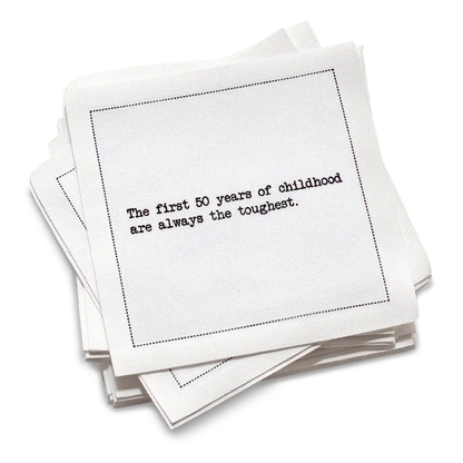 50th Birthday Quotes Napkins