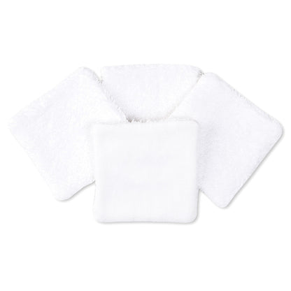 Vanity Make Up Removal Set – 4” x 5” with 4 x (3” x 3”) terry cloth pads – White - 100 x sets per case