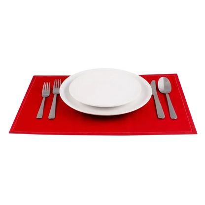 Red Cotton Placemats