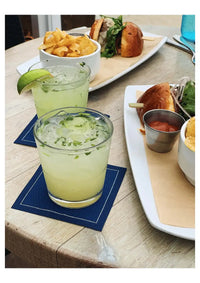 Cotton Cocktail Napkins - Midnight Blue - Five Star Napkins