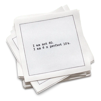 60th Birthday Quotes Napkins