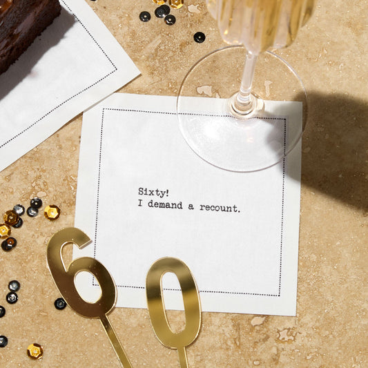 60e anniversaire – « Je demande un nouveau décompte »