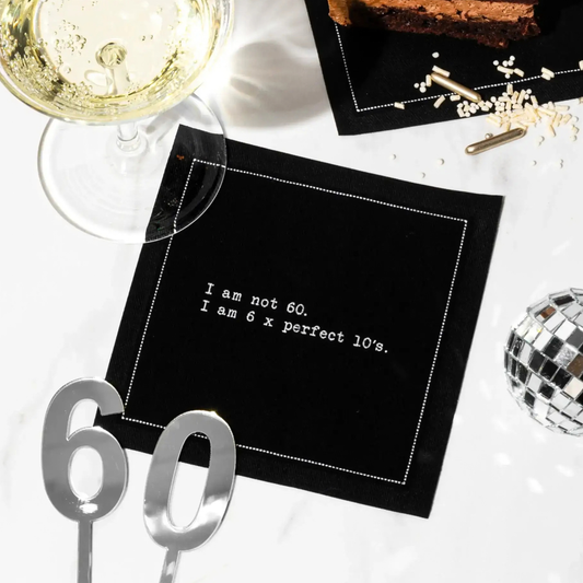 60th Birthday Quote Napkins