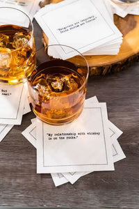Whiskey Drinking Quotes Napkins - Case - Five Star Napkins