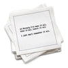 70th Birthday Quotes Napkins - White