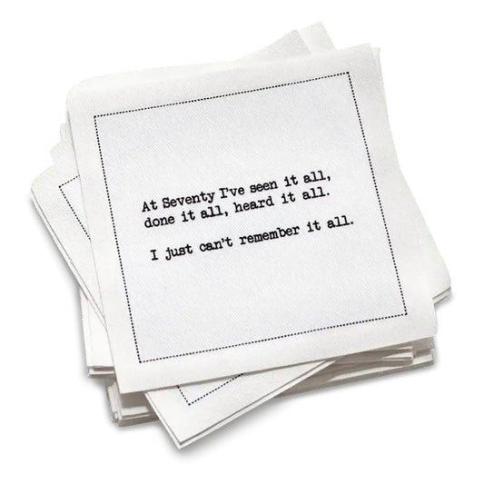 70th Birthday Quotes Napkins