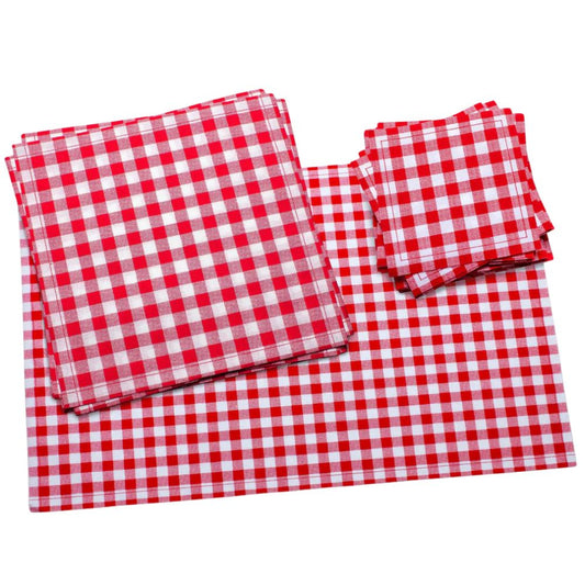 Dinner Party Set | Red Vichy