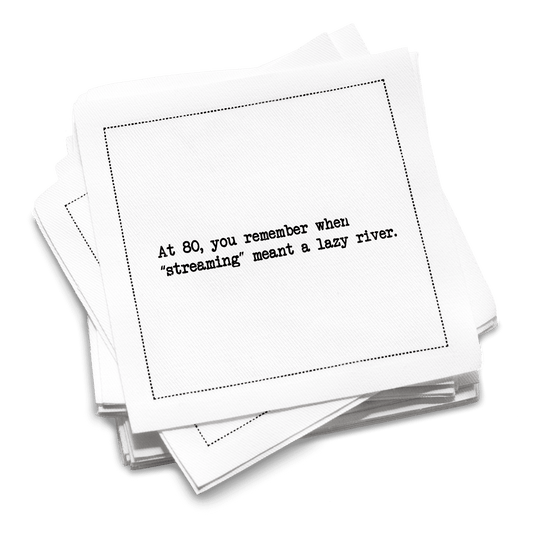 80th Birthday Quotes Napkins