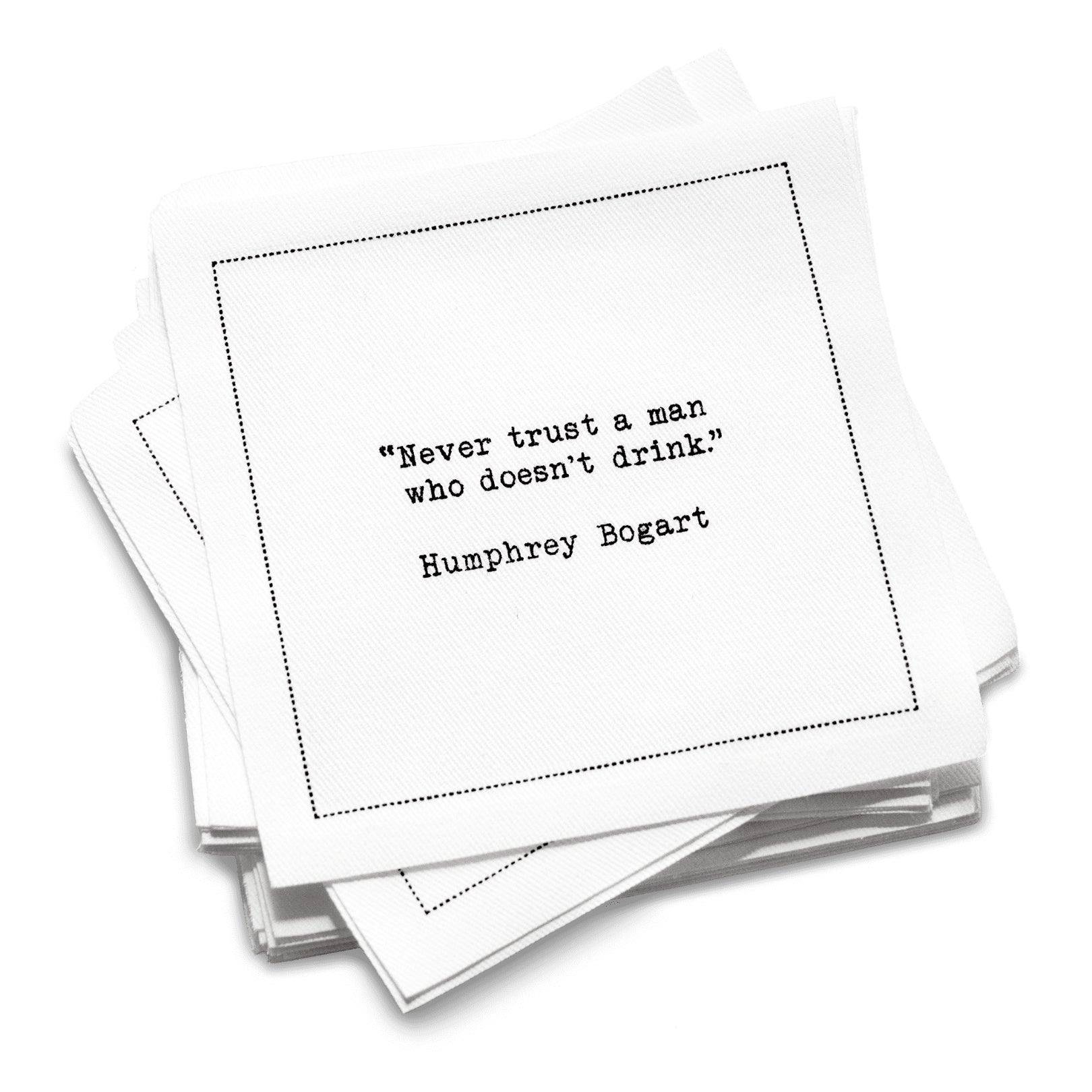 Drinking Quote Napkins | First Edition