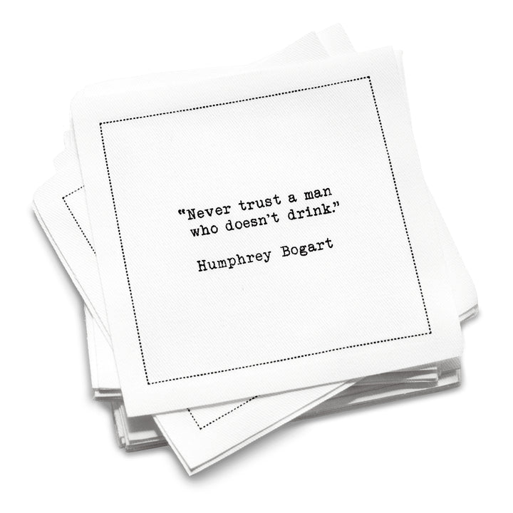 Drinking Quotes Napkins | First Edition