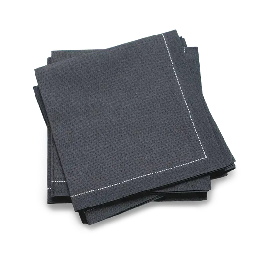 Anthracite Grey 1/4 Fold Cocktail Napkins