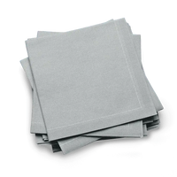 Pearl Grey 1/4 Fold Cocktail Napkins - Five Star Napkins