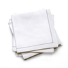 White Cotton 1/4 Fold Cocktail Napkins - Five Star Napkins
