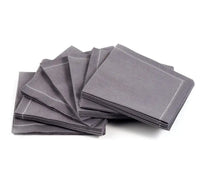 Anthracite Grey 1/4 Fold Cocktail Napkins - Five Star Napkins