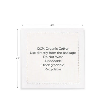 Cotton Cocktail Napkin - Nude