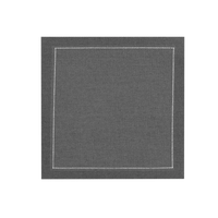 Cotton Cocktail Napkins - Anthracite Grey - Five Star Napkins