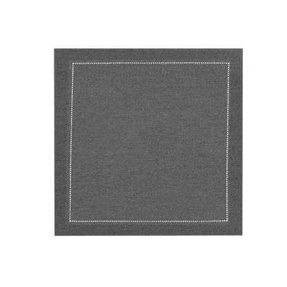 Cotton Cocktail Napkins - Anthracite Grey - Five Star Napkins