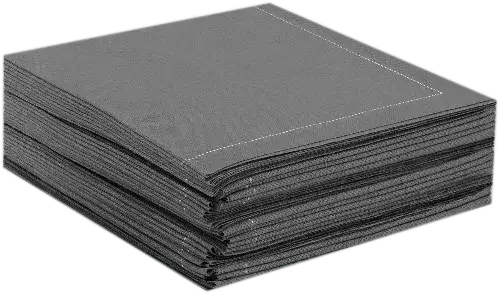 Anthracite Grey 1/4 Fold Cocktail Napkins - Five Star Napkins