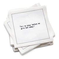 Bachelorette Quotes Napkins - Case - Five Star Napkins