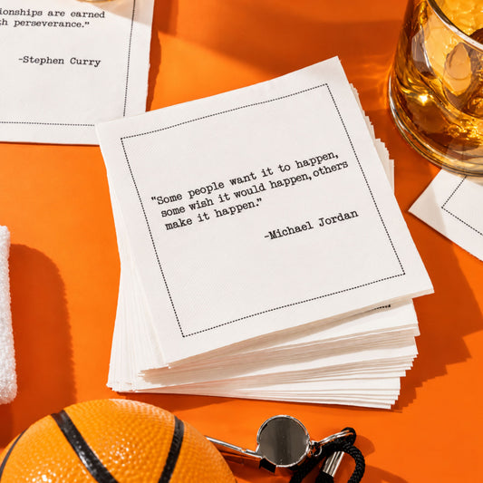 Basketball Legends Quote Napkins